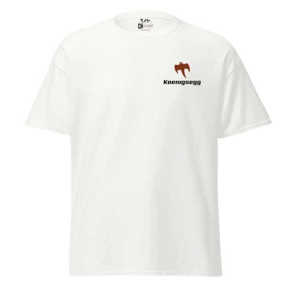 Playera blanca KOENIGSEGG AGERA(Frente)