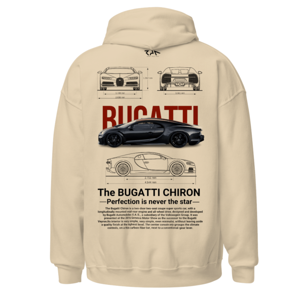 Hoodie arena BUGATTI CHIRON.Espalda