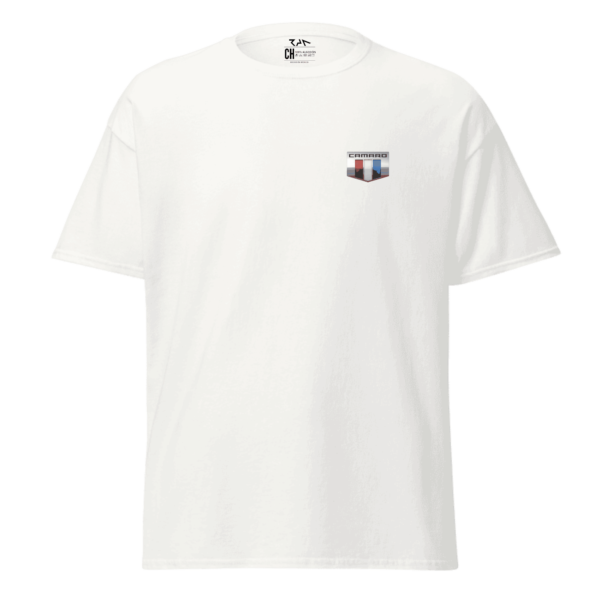 Playera blanca CAMARO ZL 1 PANTHER.Frente