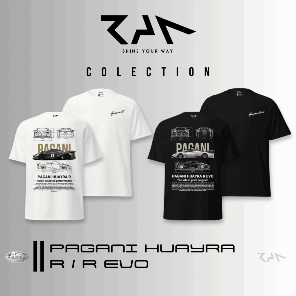 RAN STORE Colección Playeras Pagani Huayra R/R EVO