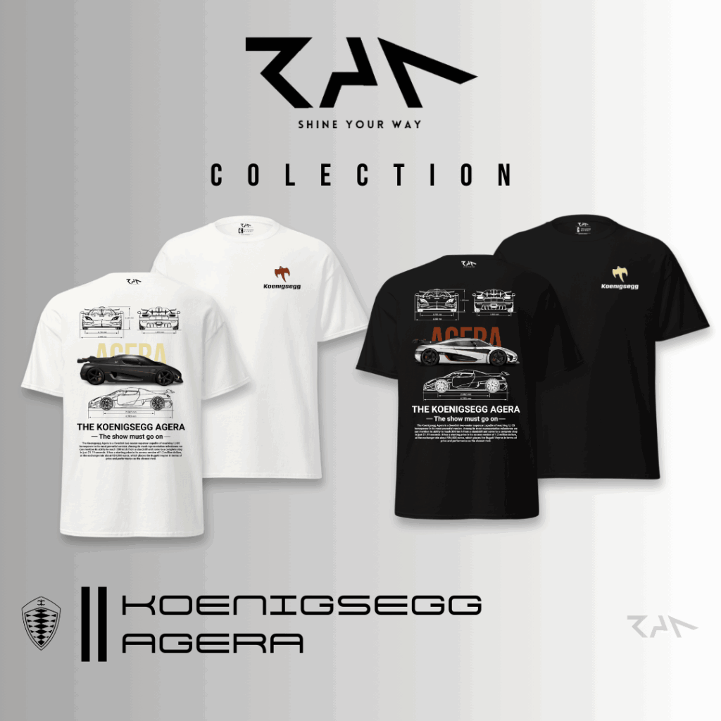 RAN STORE Colección playeras Koenigsegg AGERA