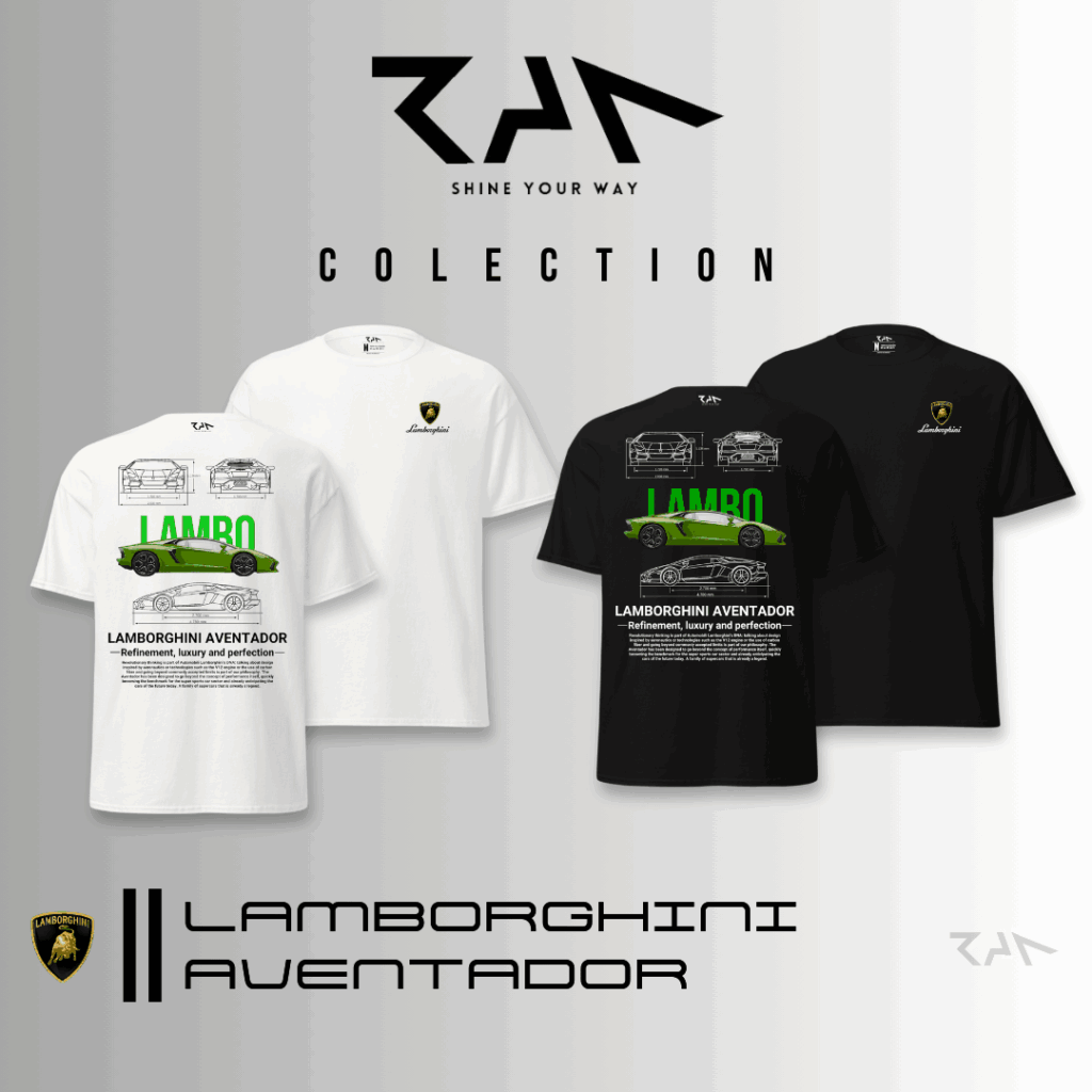 RAN STORE Colección playeras Lamborghini AVENTADOR